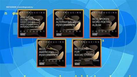 Video 6 new award categories will be added to next year's 65th Grammy ...