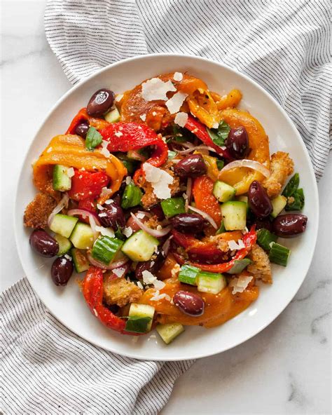 Roasted Bell Pepper Salad Last Ingredient