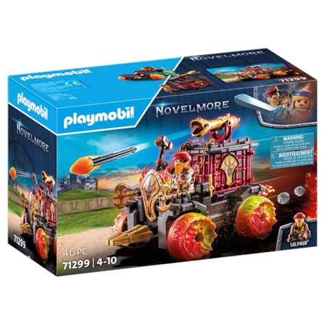 PLAYMOBIL Novelmore 71299 Burnham Raiders Feuerkampfwagen Smyths