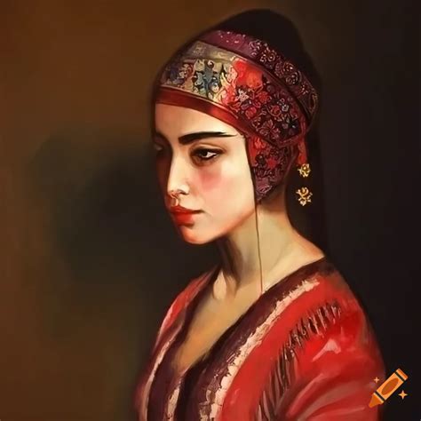 Armenian Woman In Traditional Clothes Inspired By Degas On Craiyon