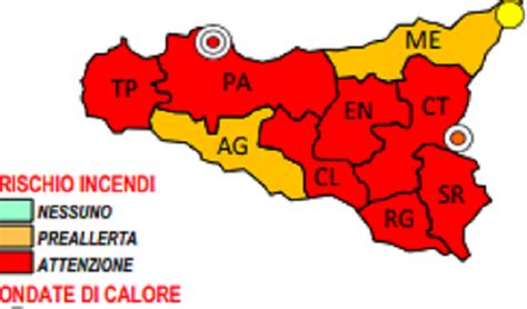 Giornata Da Allerta Rossa Per Rischio Incendi In Provincia Di Siracusa