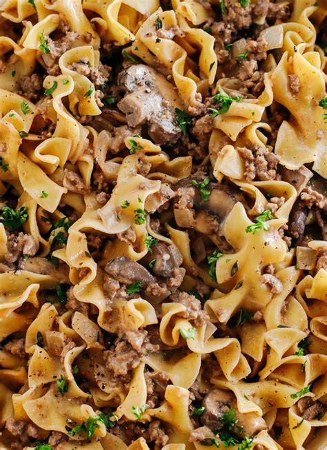 Easy Beef Stroganoff Casserole Eat Yourself Skinny