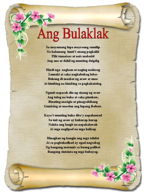 Ang Bulaklak | PDF