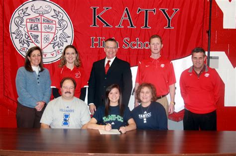 Katy High School Seniors Participate in National Signing Day - Katy Texas