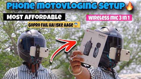 Most Affordable Phone Moto Vlogging Setup Mobile Motovlog Setup With