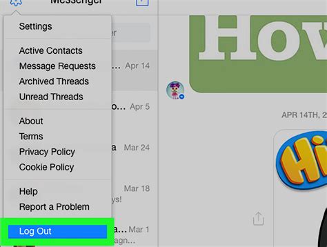 How To Log Out On Facebook Messenger On A Pc Or Mac 3 Steps