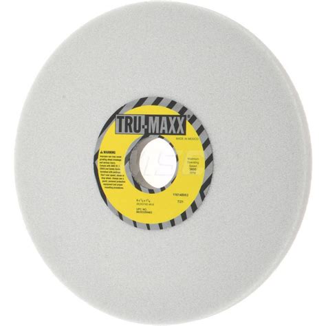 Tru Maxx Surface Grinding Wheel 8 Dia 12 Thick 1 14 Arbor 46 Grit Msc Direct