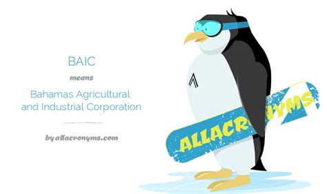 Baic Bahamas Agricultural And Industrial Corporation