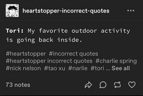 Heartstopper Incorrect Quotes Incorrect Quotes Cool Words Quotes