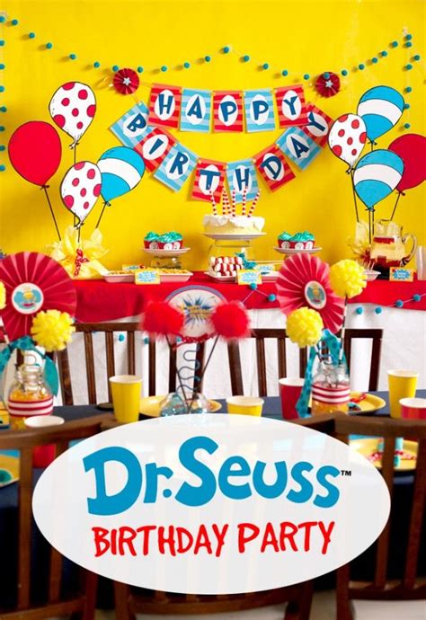 Dr Seuss Birthday Party Frog Prince Paperie Dr Seuss Birthday Party Dr Seuss Party Ideas