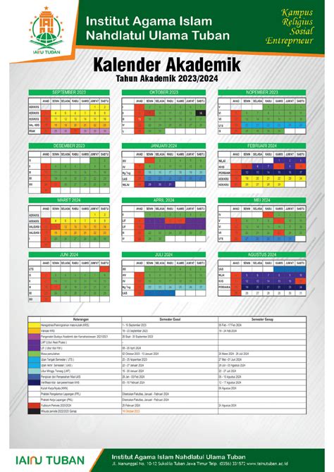 Kalender Akademik Iainu Tuban