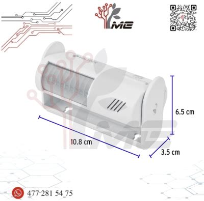 SENSOR DE MOVIMIENTO CON ALARMA Y TIMBRE Corto Circuito