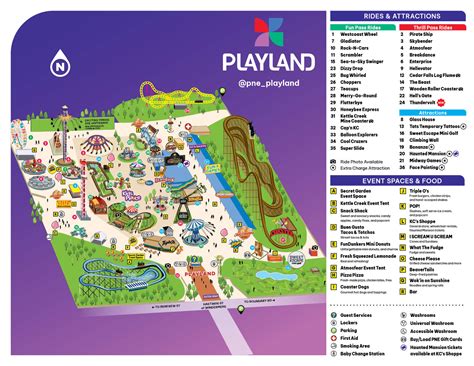 Map of Playland - PNE