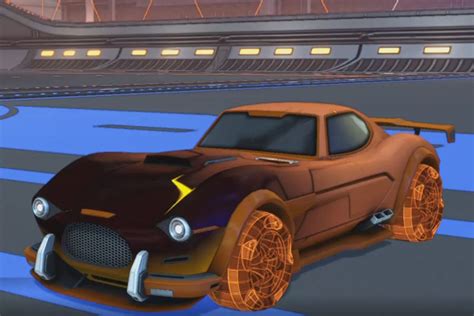 Rocket League Burnt Sienna Mamba Design With Burnt Sienna Mainframe