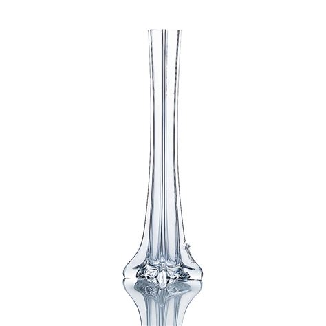 24 Inch Tall Hand Made Blown Clear Effiel Tower Wedding Flower Glass Vases High Quality Flower