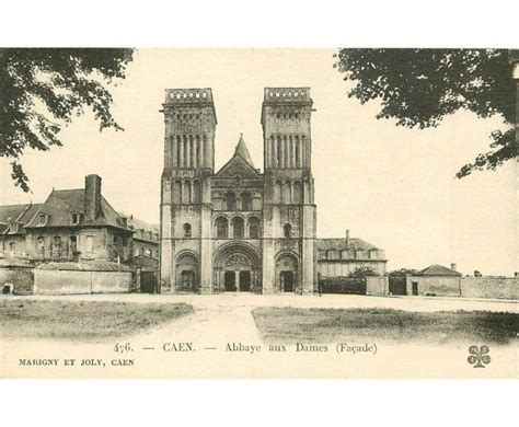 carte postale ancienne 14 CAEN Top Promotion Eglise de la Trinité