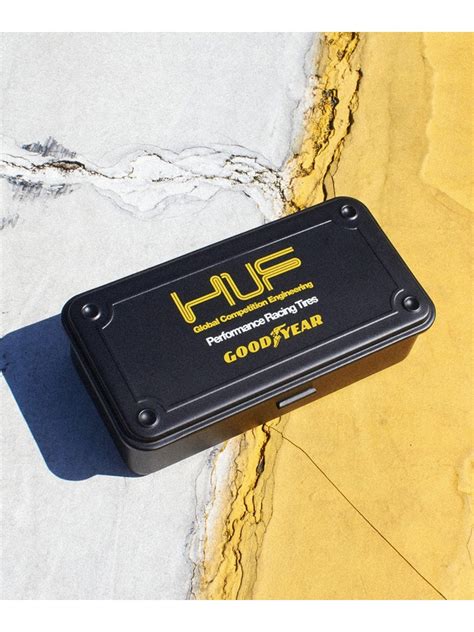 楽天市場GOODYEAR PIT CREW STASH BOX HUF ハフ 小物 HUF ハフ インテリア生活雑貨 収納用品棚