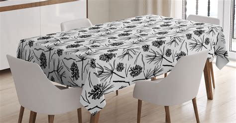 Pine Cone Tablecloth Tree Branches Fir Leafage Spruce Mother Earth