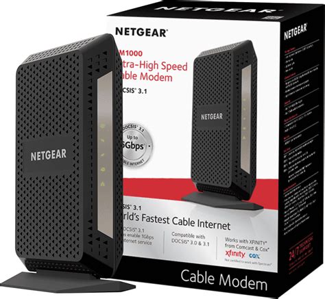 Netgear Ultra High Speed Cable Modem Docsis® 31 For Xfinity® From