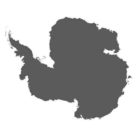 Map Antarctica vector .Antarctica high detailed map 10871999 Vector Art ...