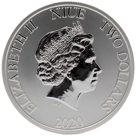 2020 1 Oz 2 NZD Niue Silver Back To The Future 35th Anniversary Coin