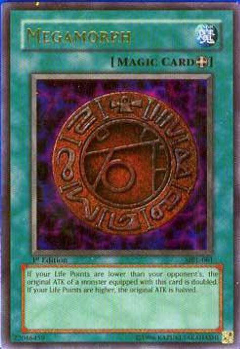 Yugioh Magic Ruler Single Card Ultra Rare Megamorph Mrl 061 Toywiz