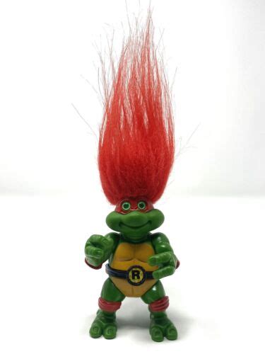 Teenage Mutant Ninja Turtles Troll Raphael Figure Vintage