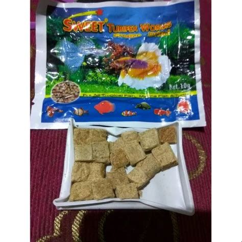 Jual Cacing Kering Tubifex Gr Bukan Cacing Beku Bukan Cacing Darah