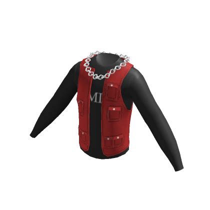 Amir Red Designer Vest Roblox