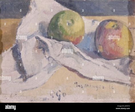 Gauguin 1895 Nature Morte Aux Pommes Stock Photo Alamy