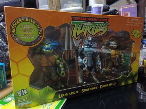 Tmnt Shredders Revenge Playmates 3 Action Figure 3 Box Set Leonardo