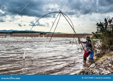 It is Lifestyle a Man of Countryside Fisherman. Editorial Image - Image ...