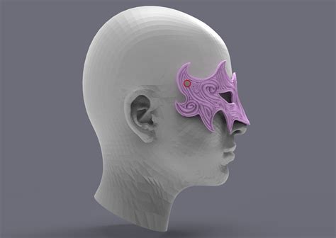 Stl File Carnival Mask 3d Print Model 3d Print Model 🪖・3d Printing Design To Download・cults