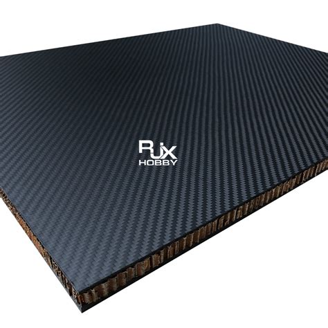 Rjx Mm Nomex Honeycomb Twill Matte Carbon Fiber Sheet