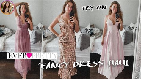 Trying On Pretty Prom Dresses With Everpretty Youtube