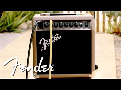 Fender Acoustasonic 15 15 Watt 1x6 Acoustic Combo Reverb UK