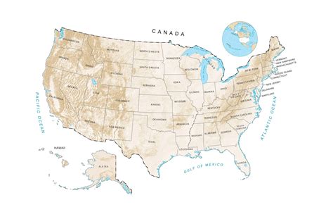 Labeled Map Of Us Test Your Geography Knowledge Usa States Quiz