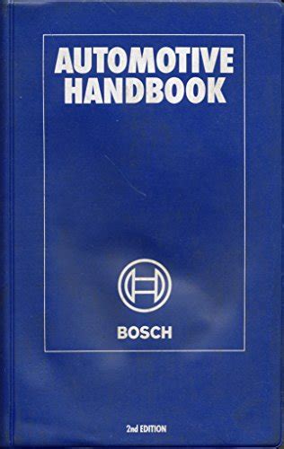 Bosch Automotive Handbook Bosch Robert 9783184180065 Books