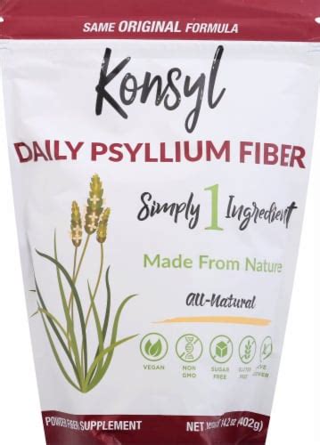 Konsyl Daily Psyllium Fiber Powder 142 Oz Kroger