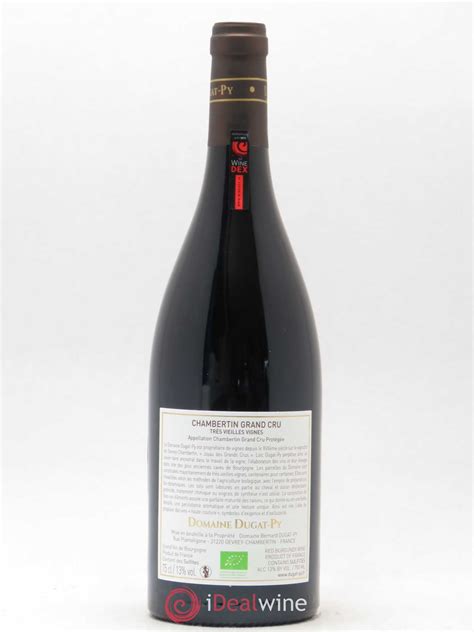 Acheter Chambertin Grand Cru Bernard Dugat Py Lot