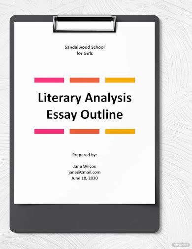 Literary Analysis Essay 30 Examples Format How To Write Pdf