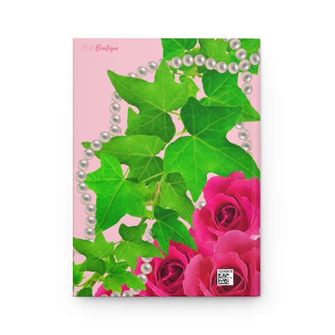 AKA Ivy And Pearls Pink And Green Hardcover Journal Matte Etsy