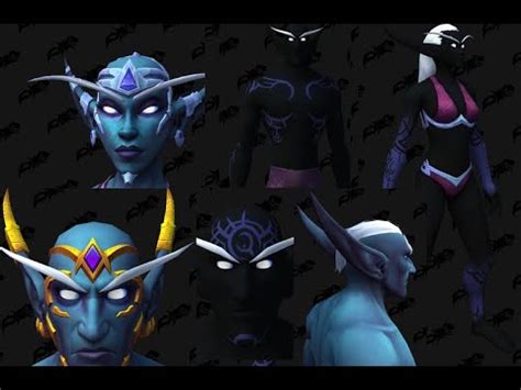 NEW Nightborne Customization Options Shadowlands Patch 9 1 5 YouTube