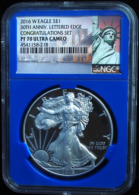 Buy W Proof Silver American Eagle Congratulations Set Pf Ngc