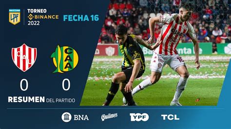 Torneobinance Fecha 16 Resumen De Unión Aldosivi Youtube