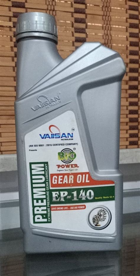 Vaiisan Ep 140 Gear Oil For Automobile And Industries Packaging Type