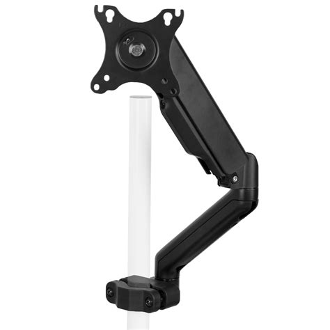 Vivo Universal Pneumatic Pole Mount Monitor Arm Fits 17 To 32