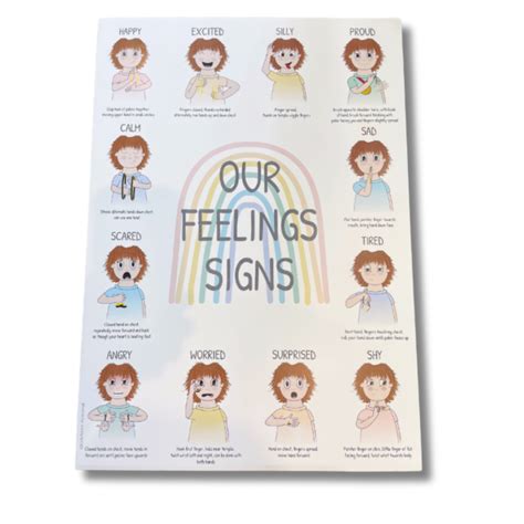 Feelings Poster Key Word Sign Sunshine Sign And Sing