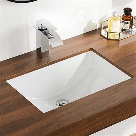 Deervalley Dv 1u101 Ally Modern Undermount Bathroom Sink Rectangular