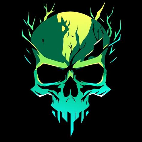 Premium Vector Designing With Attitude Epic Skull Graphic Element